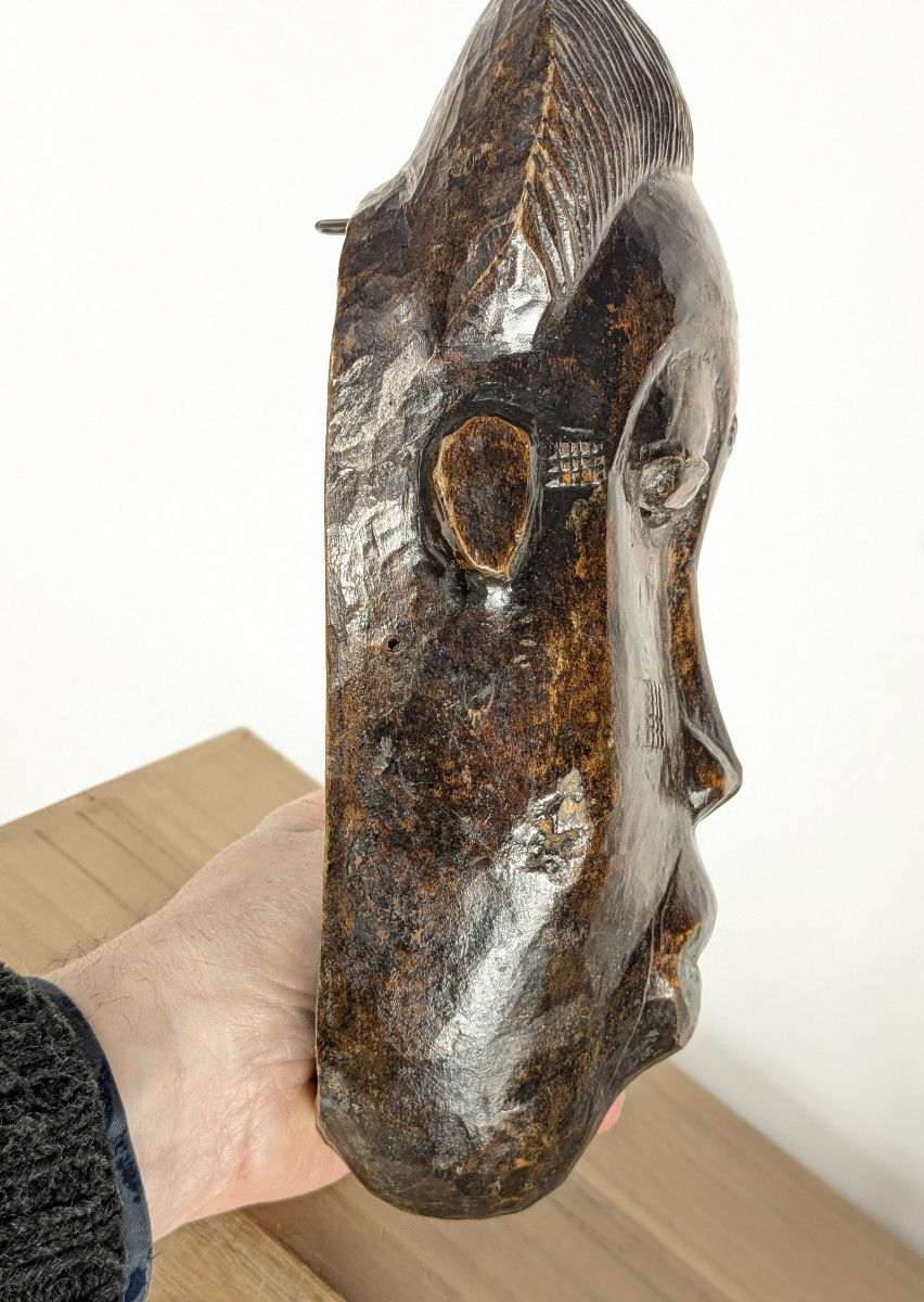 Baule Mask - Colonial Work 1930-50-photo-3