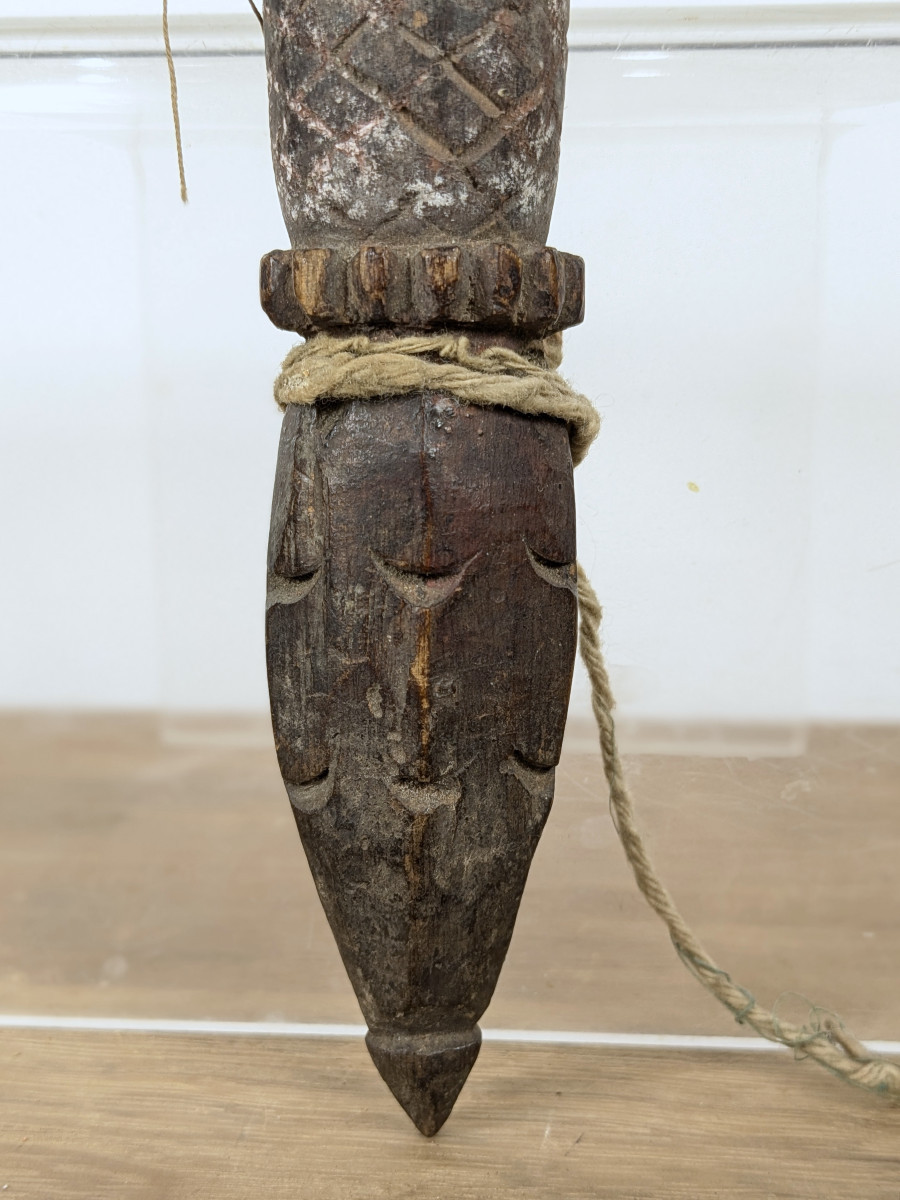 Votive Stick Or Charm, Tibet? Late 19th Century-photo-4