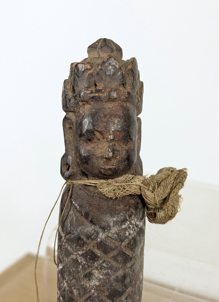 Votive Stick Or Charm, Tibet? Late 19th Century-photo-3