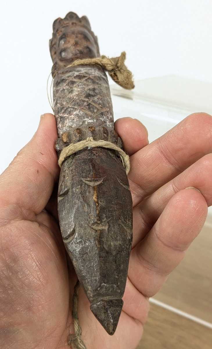 Votive Stick Or Charm, Tibet? Late 19th Century-photo-4
