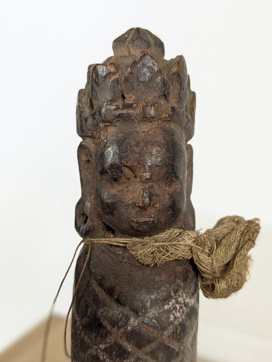 Votive Stick Or Charm, Tibet? Late 19th Century-photo-5
