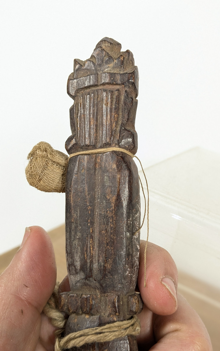 Votive Stick Or Charm, Tibet? Late 19th Century-photo-6