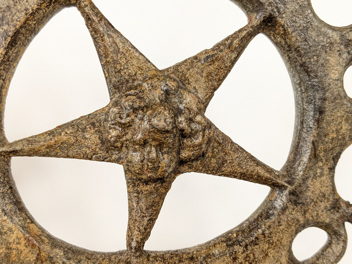 Ridge Elements With Solar Symbols And Putti - Lead - 18th Century-photo-2