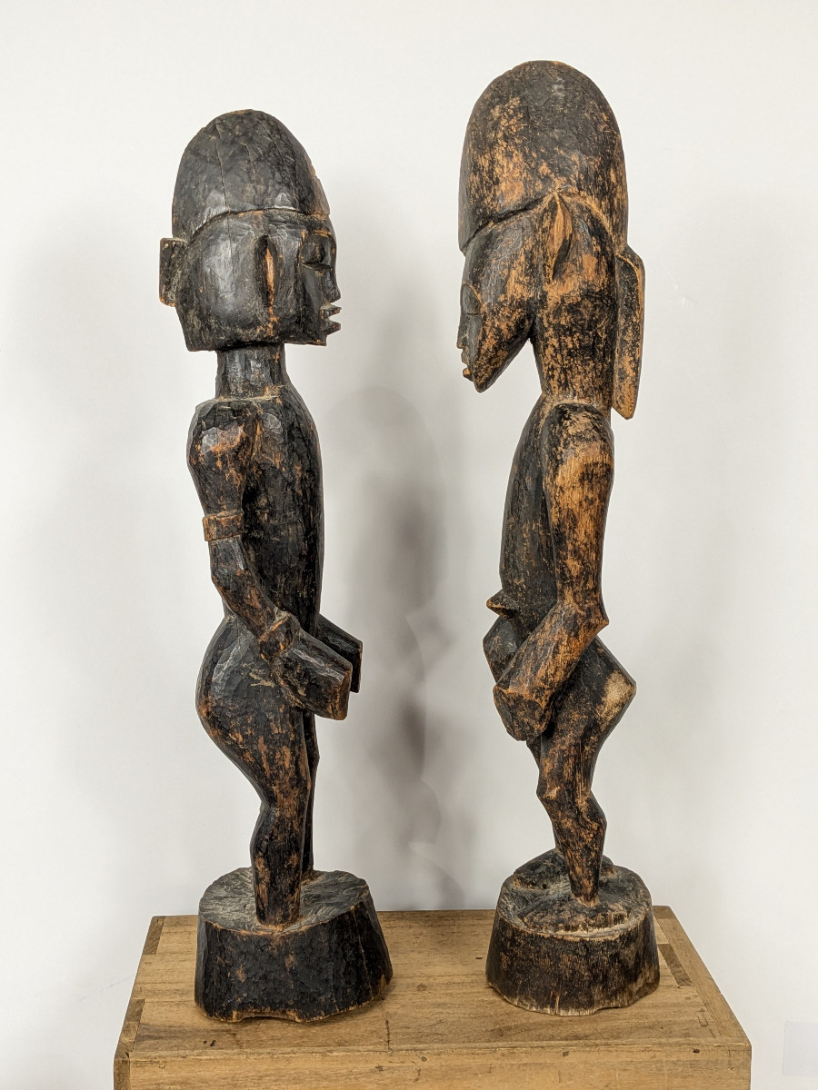 Deux fétiches Senoufo - Côte d'Ivoire 1930-50-photo-1
