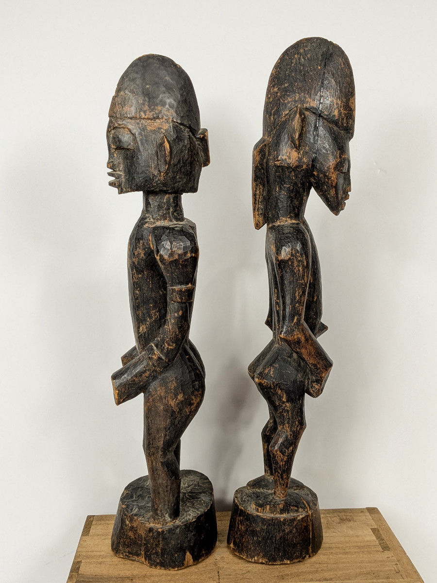 Deux fétiches Senoufo - Côte d'Ivoire 1930-50-photo-2