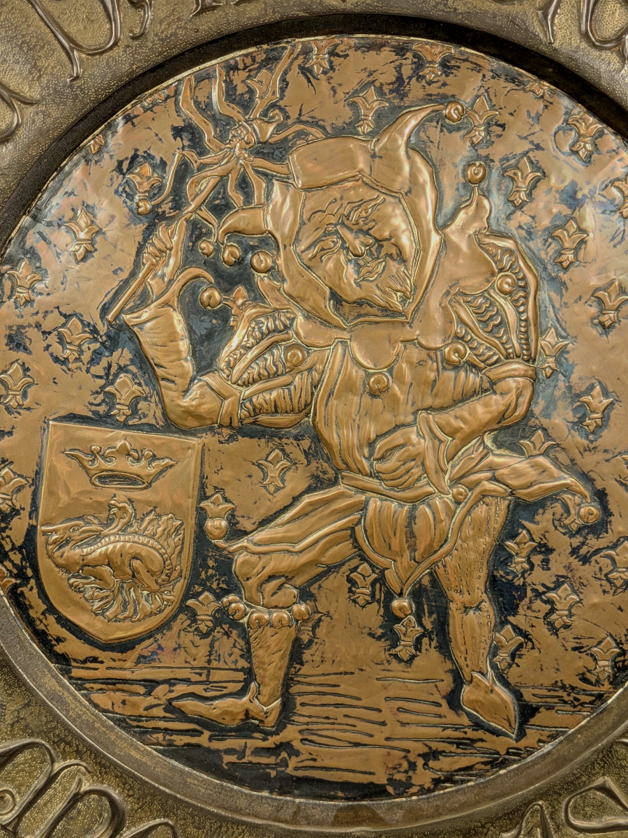 Triboulet, Fou du roi François Ier- cuivre "bien fol cest celui qui se fie à femme"  XIXe-photo-3