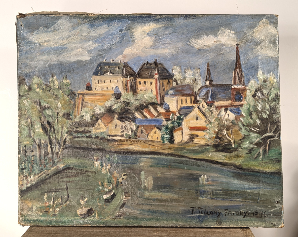 Le 14 juillet au village - par Tosca Tillony - Favory  - 1946