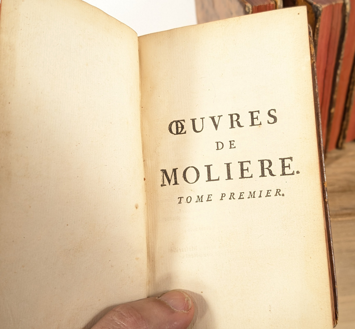Oeuvres de Molière - gravures de François boucher - 8 volumes 1753 -photo-8