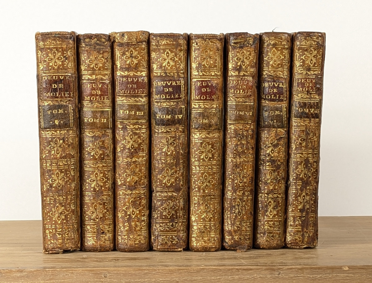 Oeuvres de Molière - gravures de François boucher - 8 volumes 1753 