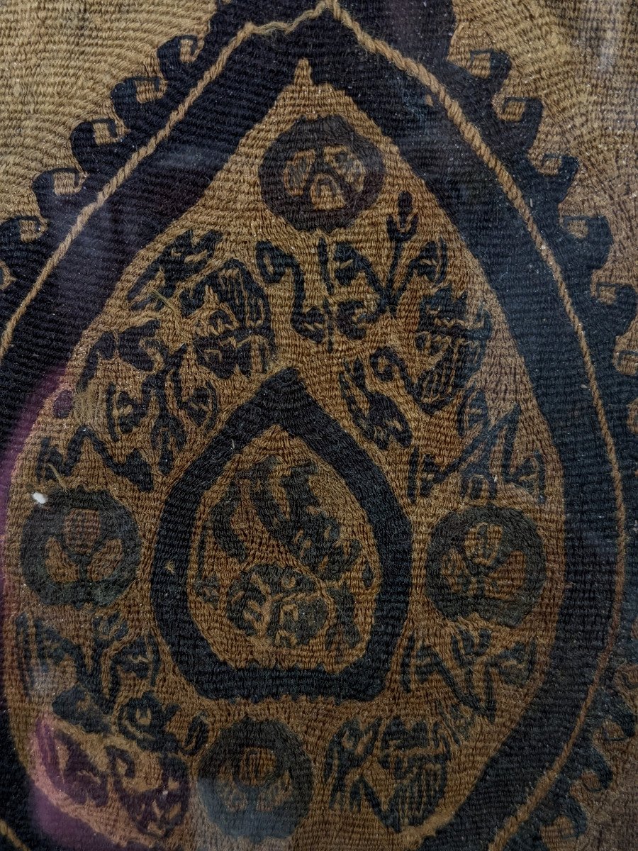 Fragment Of Coptic Cloth 5th-7th Century-photo-2