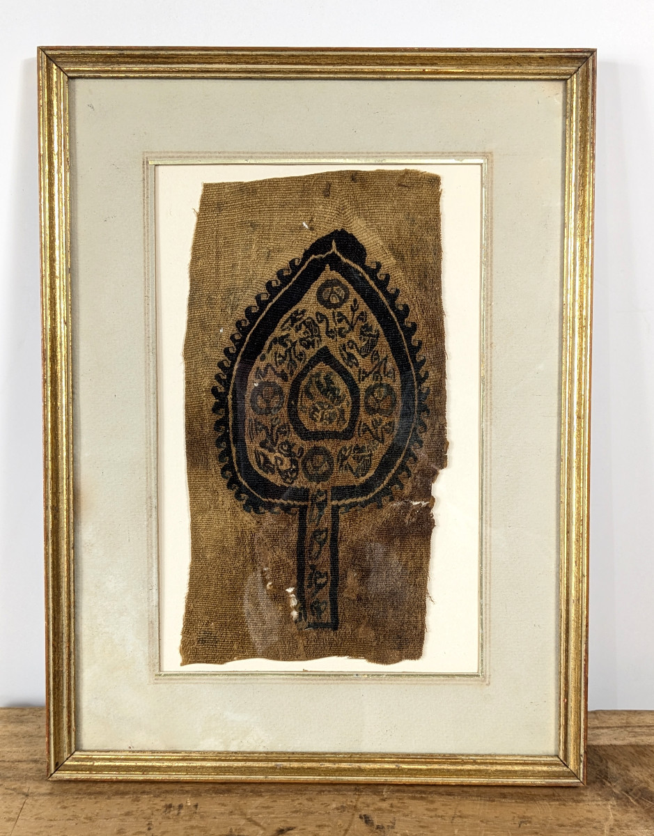 Fragment Of Coptic Cloth 5th-7th Century