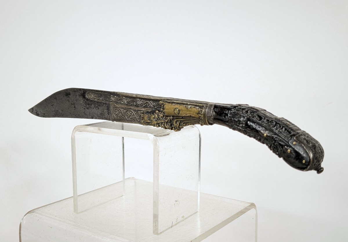 Piha Kaetta Knife - Ceylon 18th Century-photo-4
