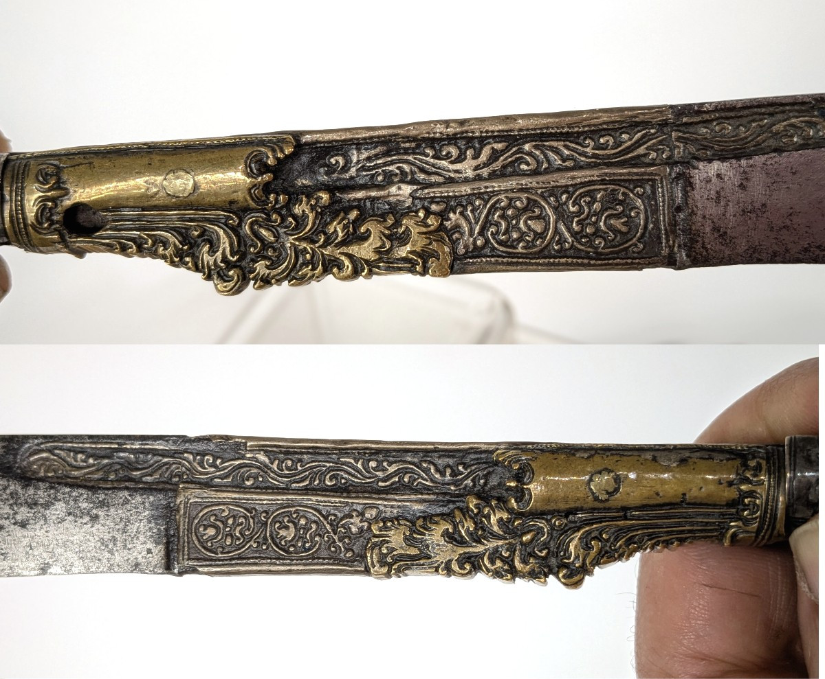 Piha Kaetta Knife - Ceylon 18th Century-photo-6