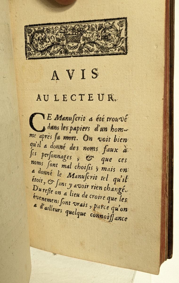 Mémoires Du Comte De Comminge By De Tencin 1735 - First Edition-photo-1