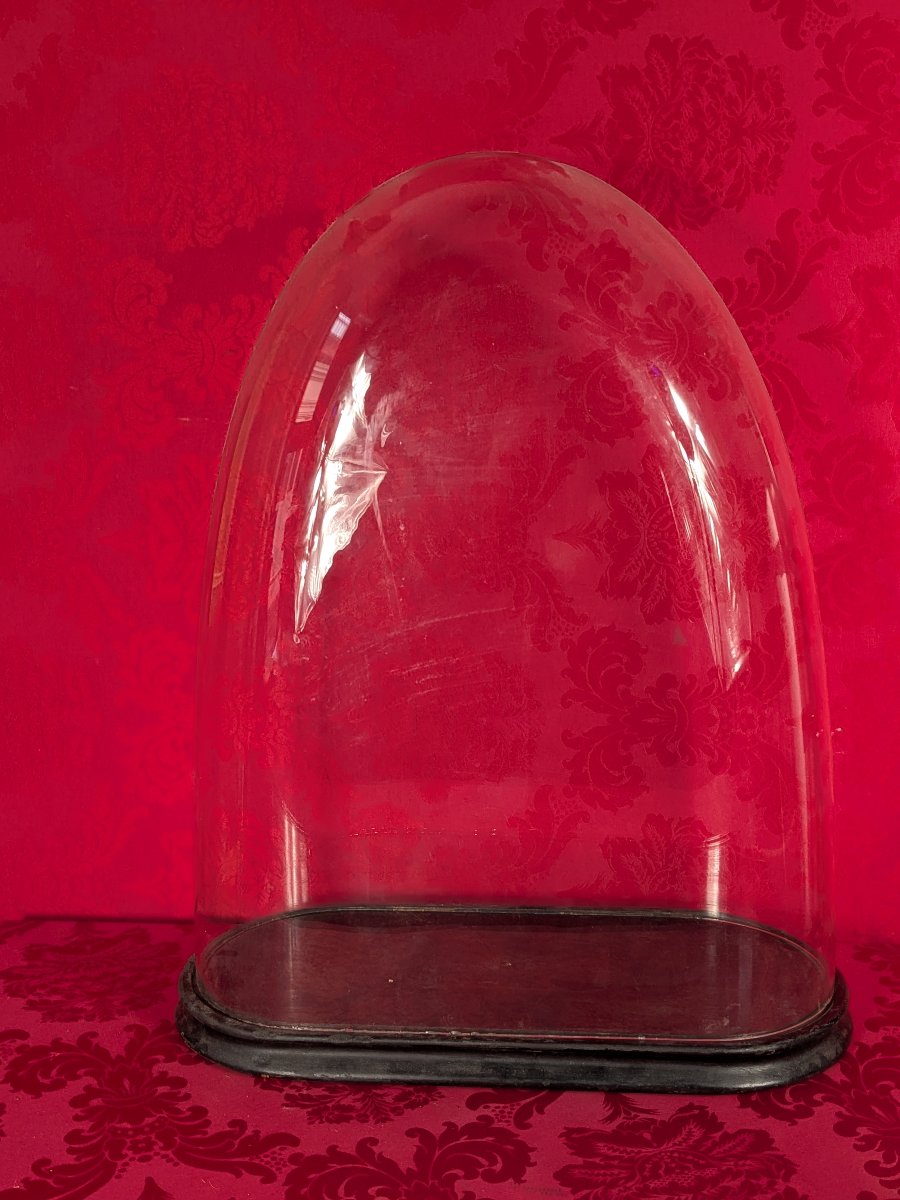 Large Glass Globe H 67 - Second Half 19th Century