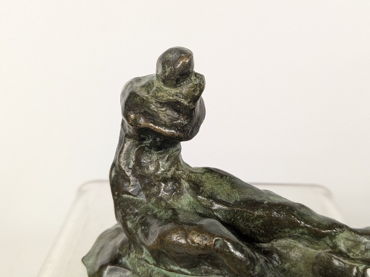 Maternité - petit bronze signé Benenson-photo-2