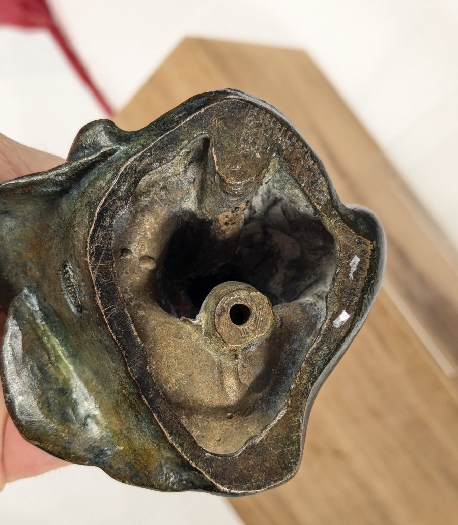 Une lavandière - petit bronze 1970-80-photo-2