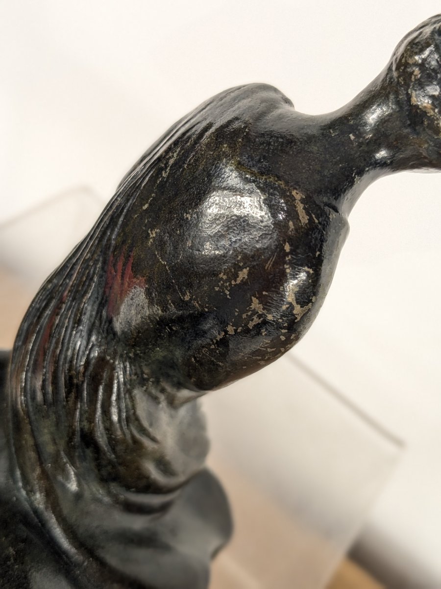 Une lavandière - petit bronze 1970-80-photo-4