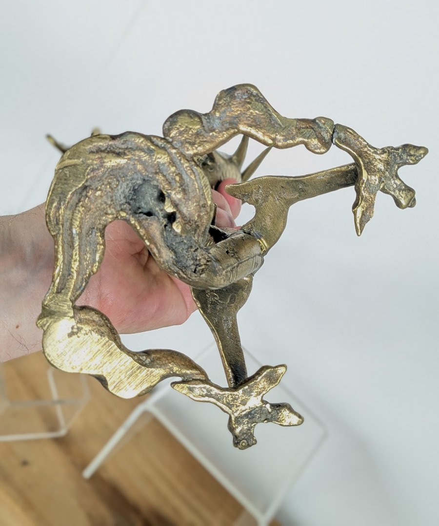 Dragon Gong - Brass 1930-50 Indochina-photo-5