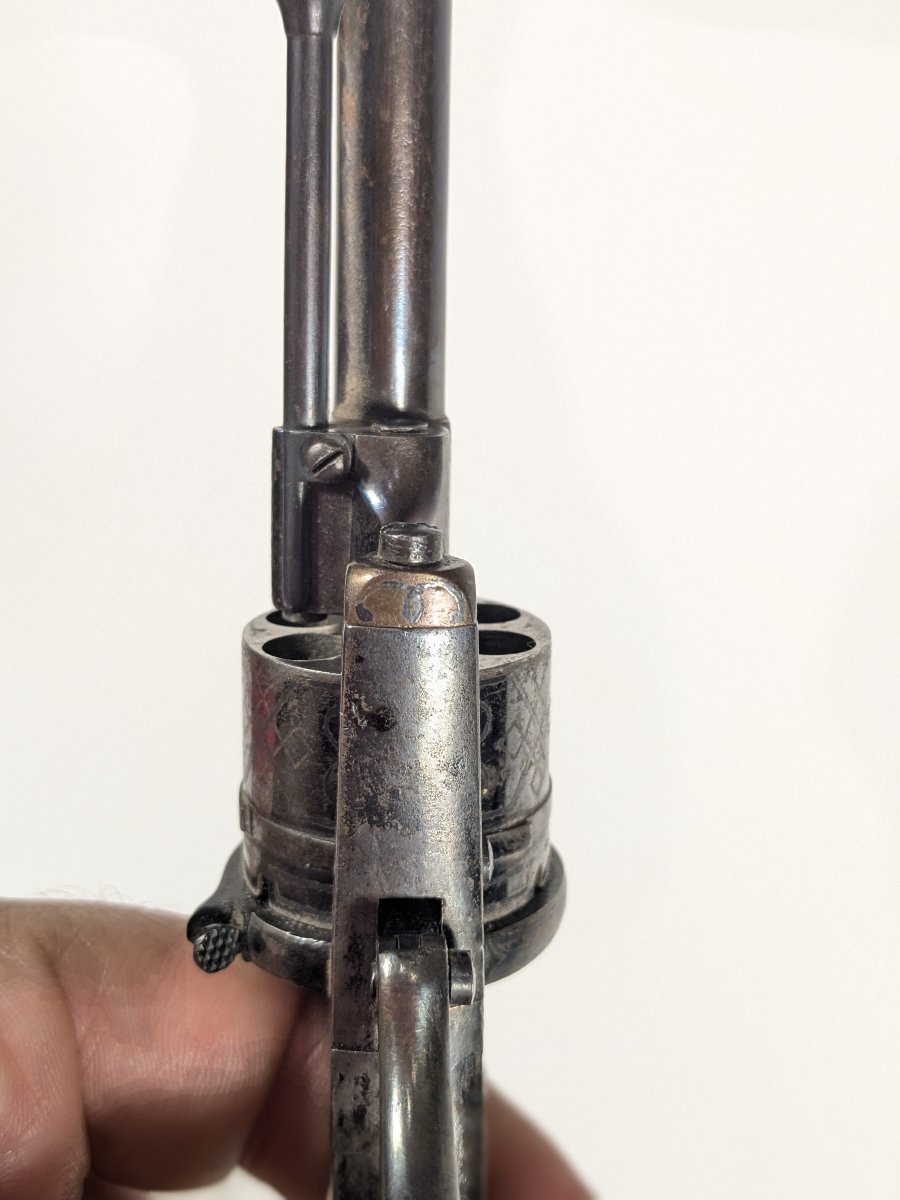 Small Lady's Pistol Circa 1870 - Gold Inlays-photo-7
