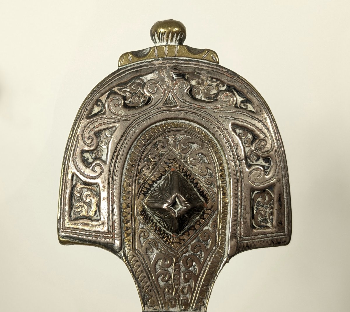 Koummya Morocco - Nielloed Silver - Cabochon - Circa 1900-photo-2
