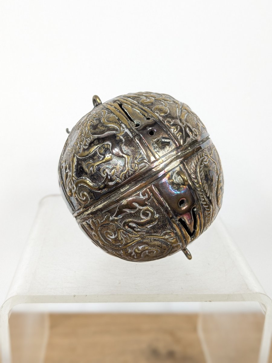 Silver-plated Copper Incense Burner - 18th Century - Central Europe ?