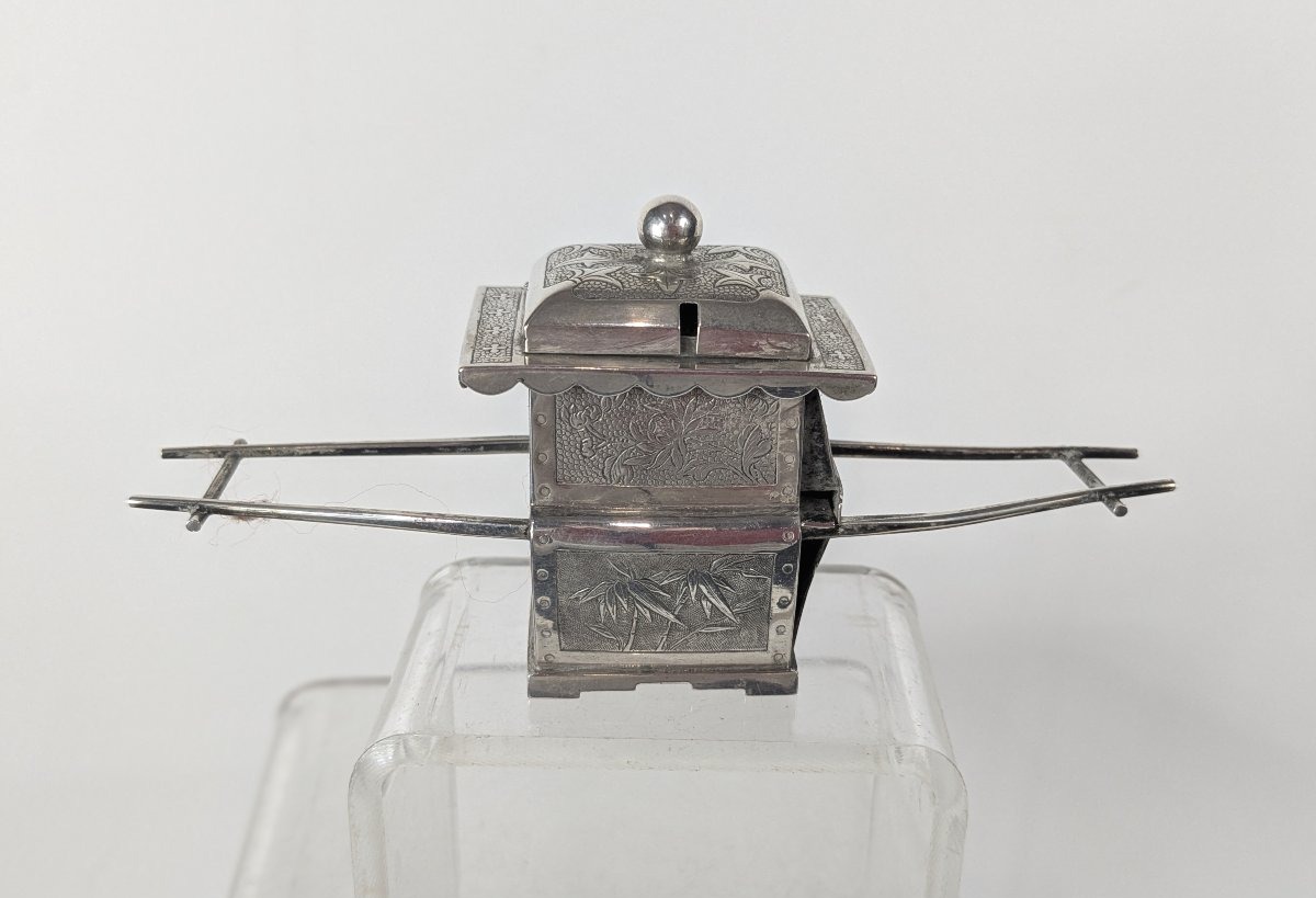 Silver Palanquin—yok Sang—made In Indochina, 1930–50-photo-2