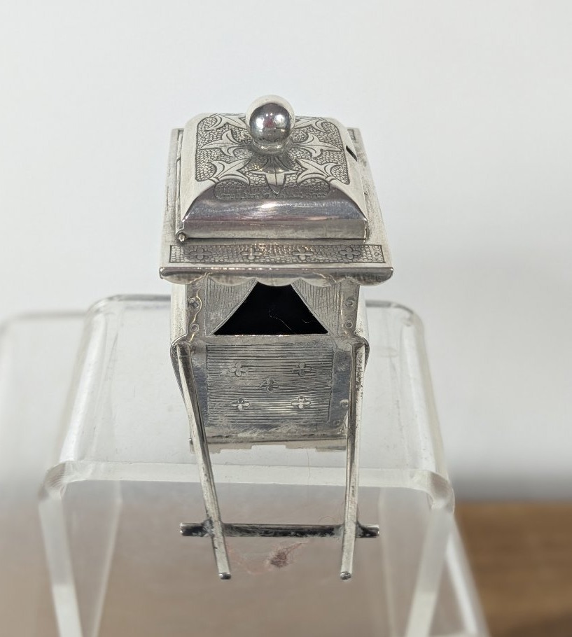Silver Palanquin—yok Sang—made In Indochina, 1930–50-photo-3