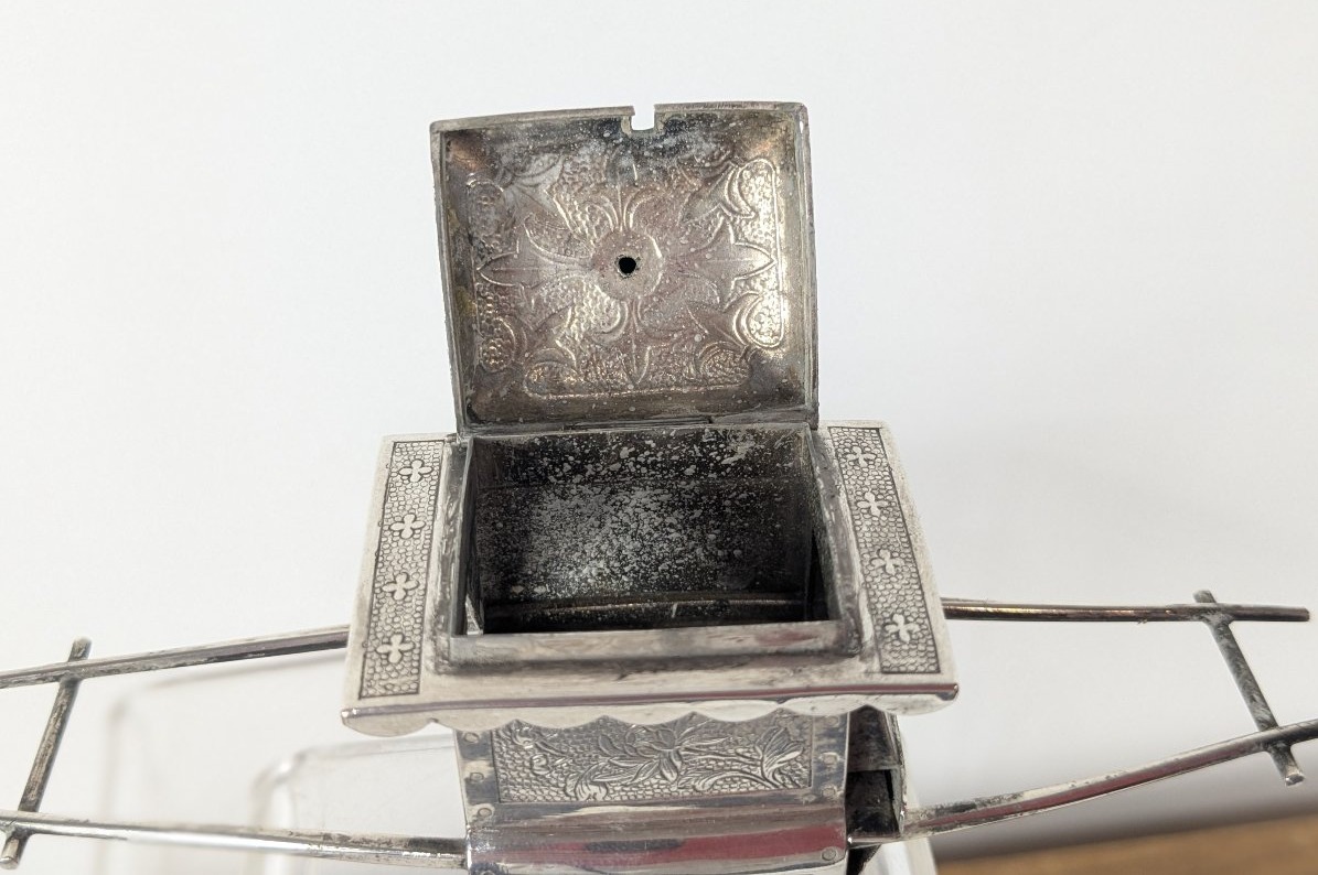 Silver Palanquin—yok Sang—made In Indochina, 1930–50-photo-4