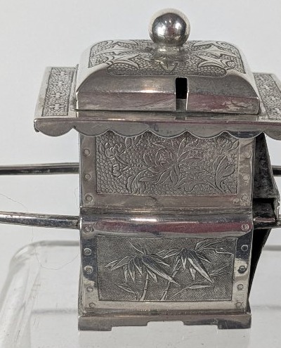 Silver Palanquin—yok Sang—made In Indochina, 1930–50-photo-1