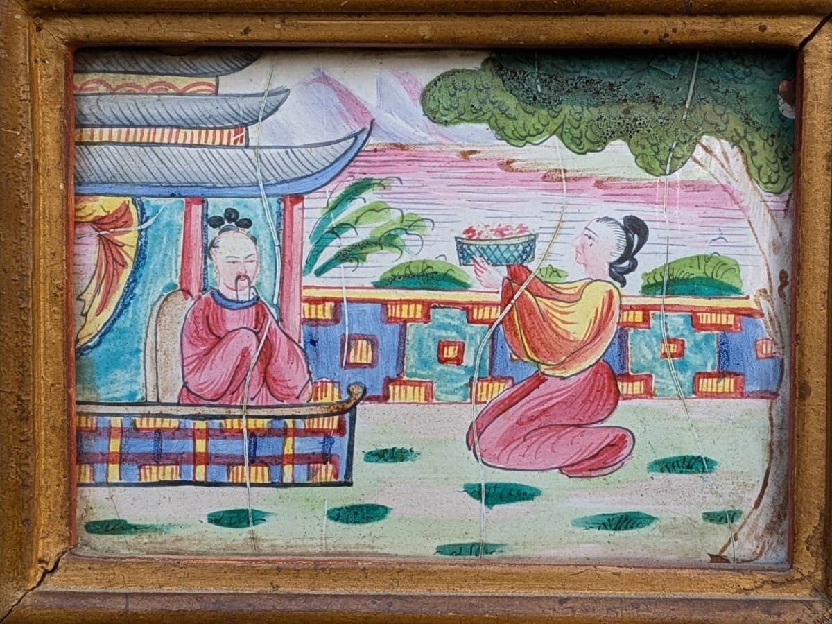 Small Enamel Painting - China, 19th Century
