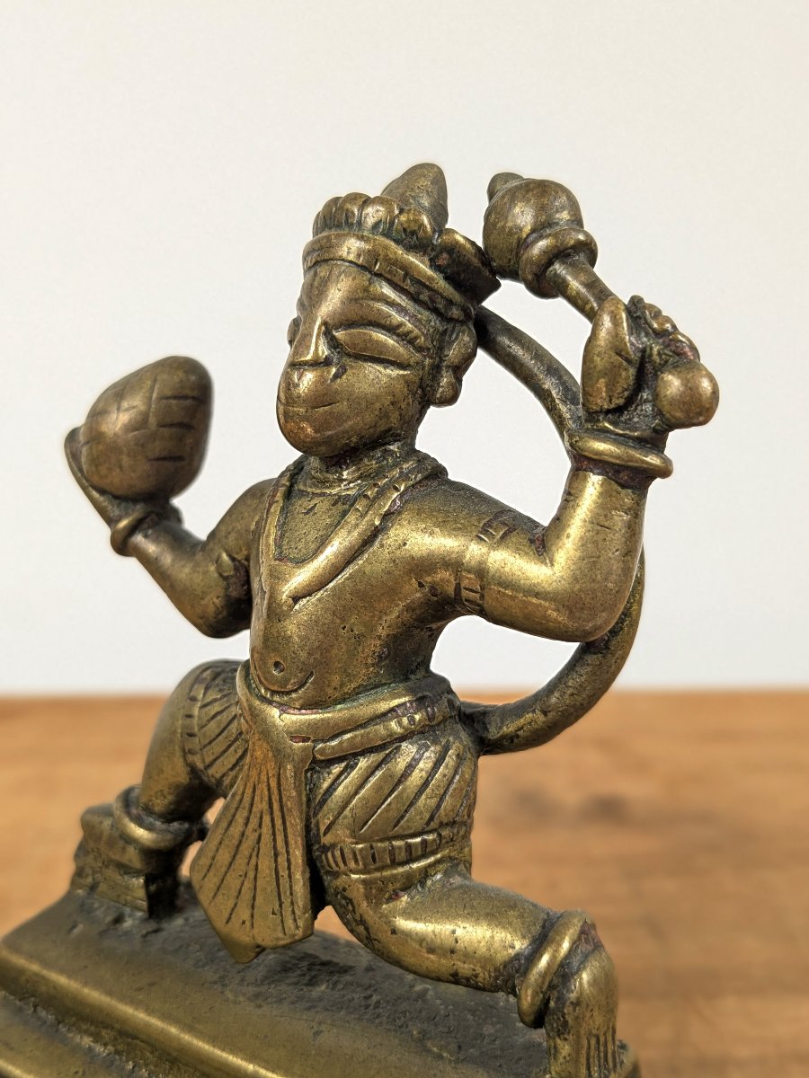 Hanuman - Votive Bronze, India, 19th Century Or Earlier-photo-4