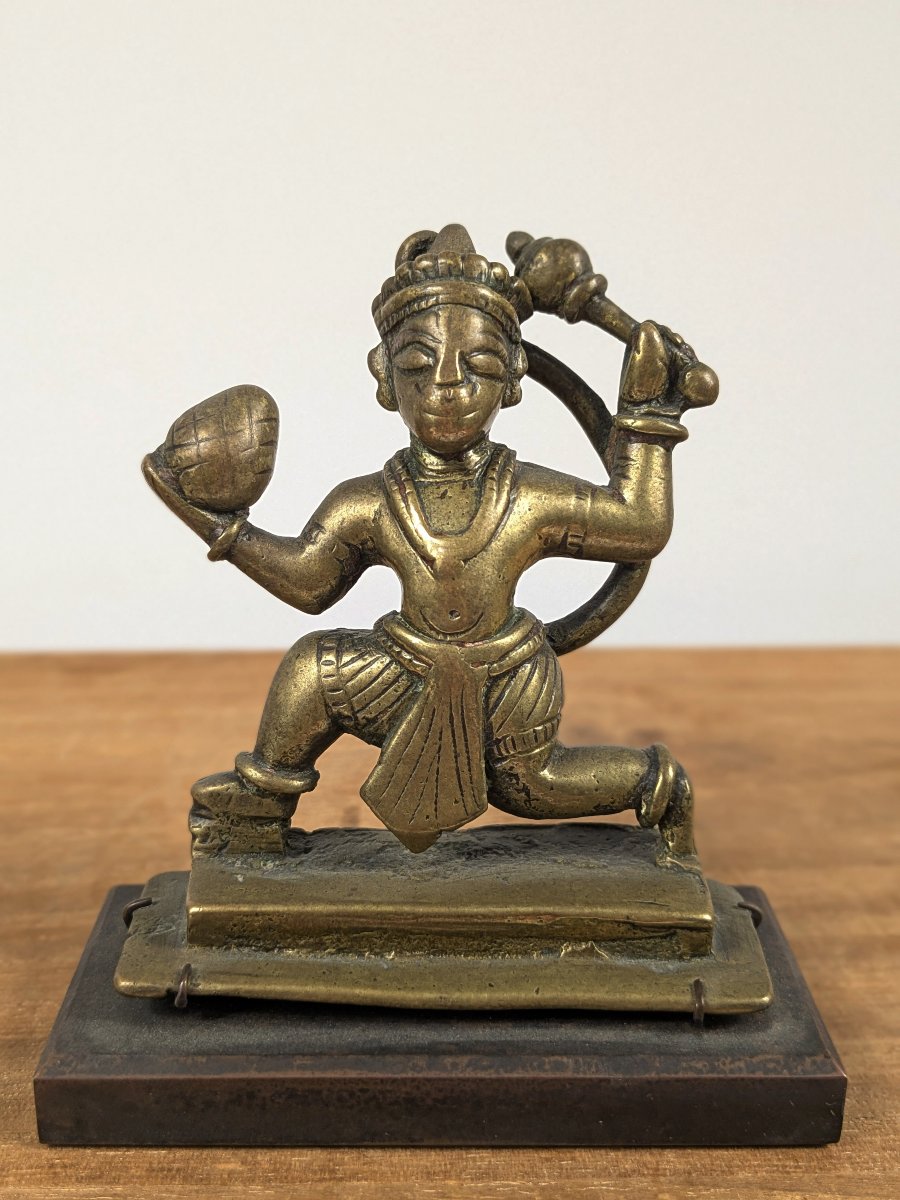 Hanuman - Votive Bronze, India, 19th Century Or Earlier