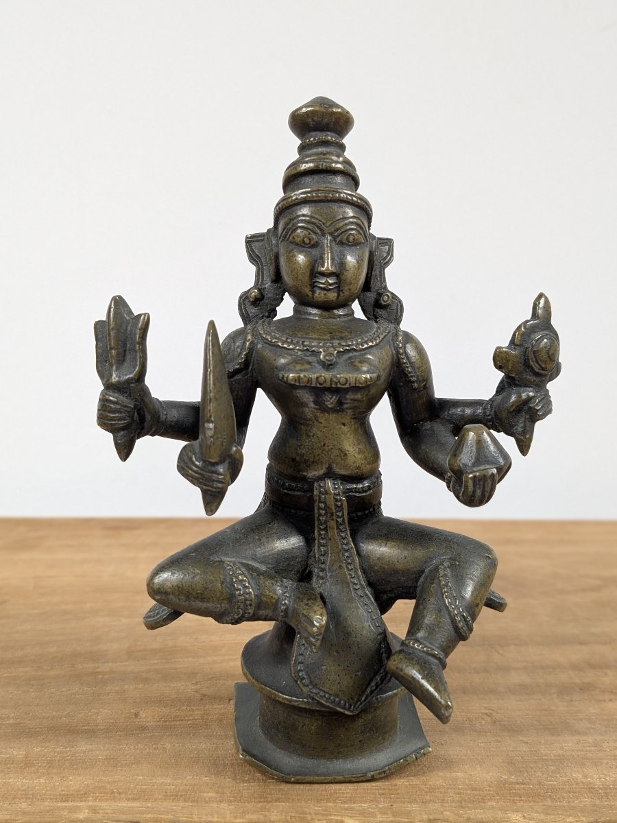 Vishnu - Bronze, India, 19th Century 