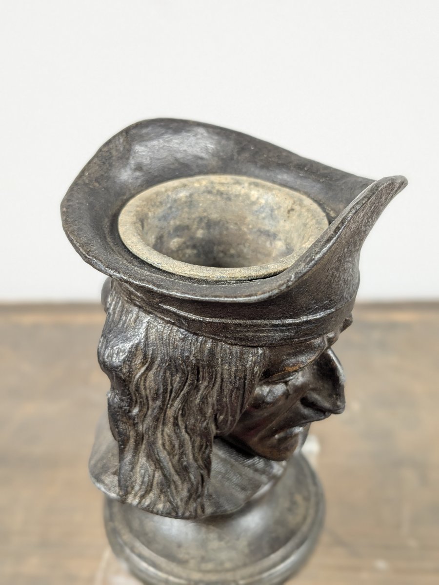 "jean Laughs, Jean Cries" — Candlestick, Circa 1850–80-photo-4