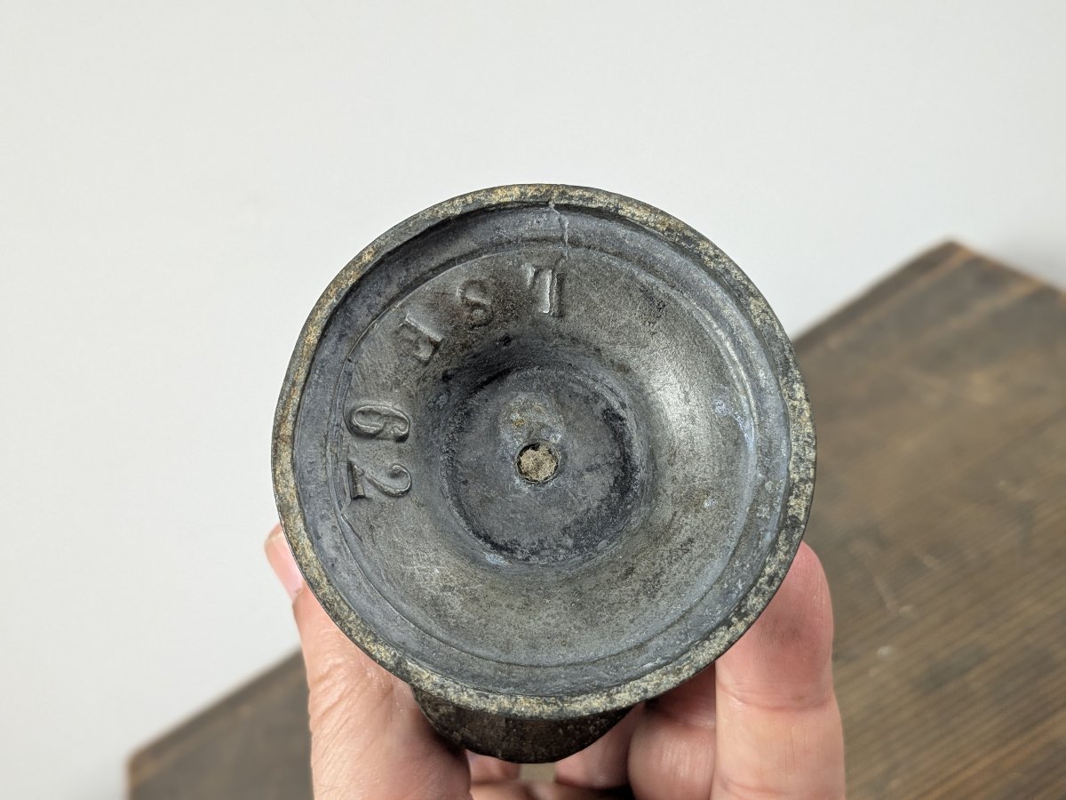 "jean Laughs, Jean Cries" — Candlestick, Circa 1850–80-photo-1
