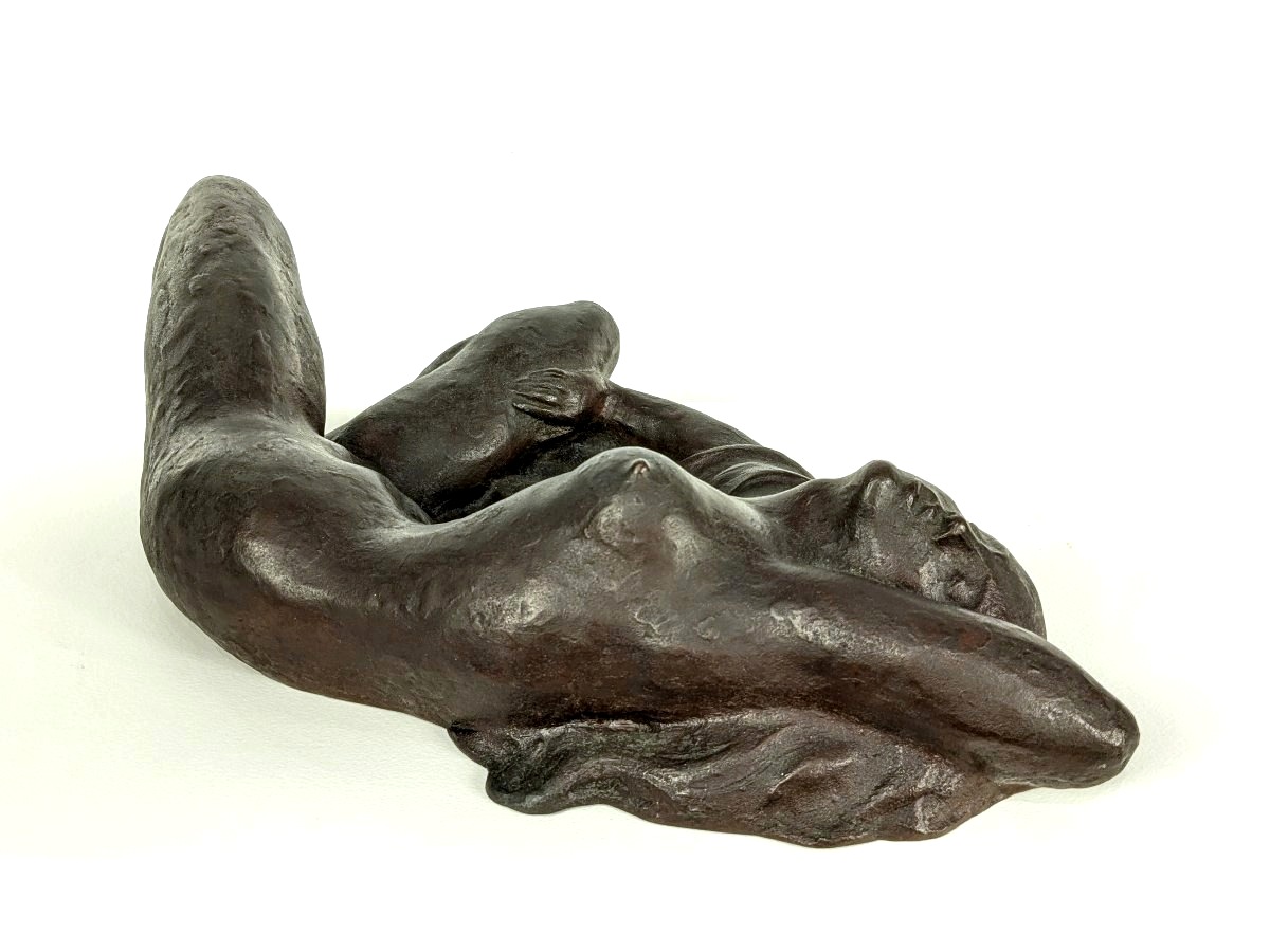 Languid Nude - Bronze, Circa 1950 #121-photo-2