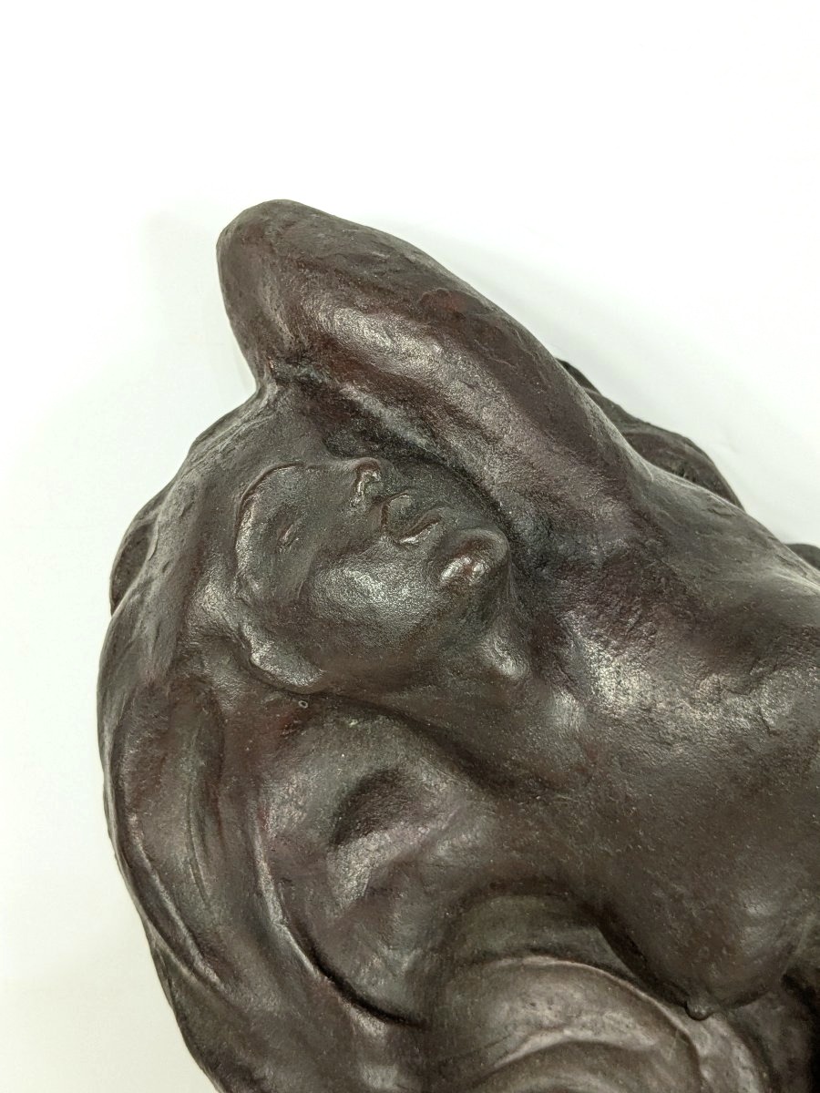 Languid Nude - Bronze, Circa 1950 #121-photo-1