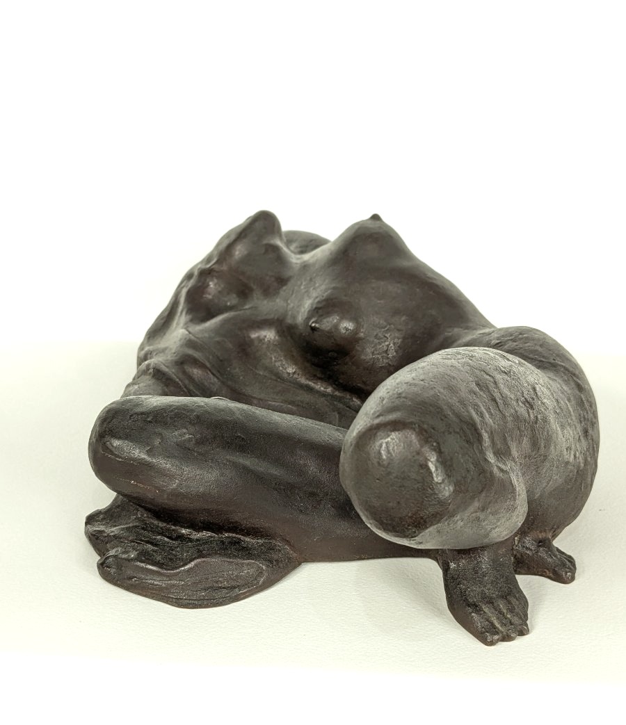 Languid Nude - Bronze, Circa 1950 #121-photo-4