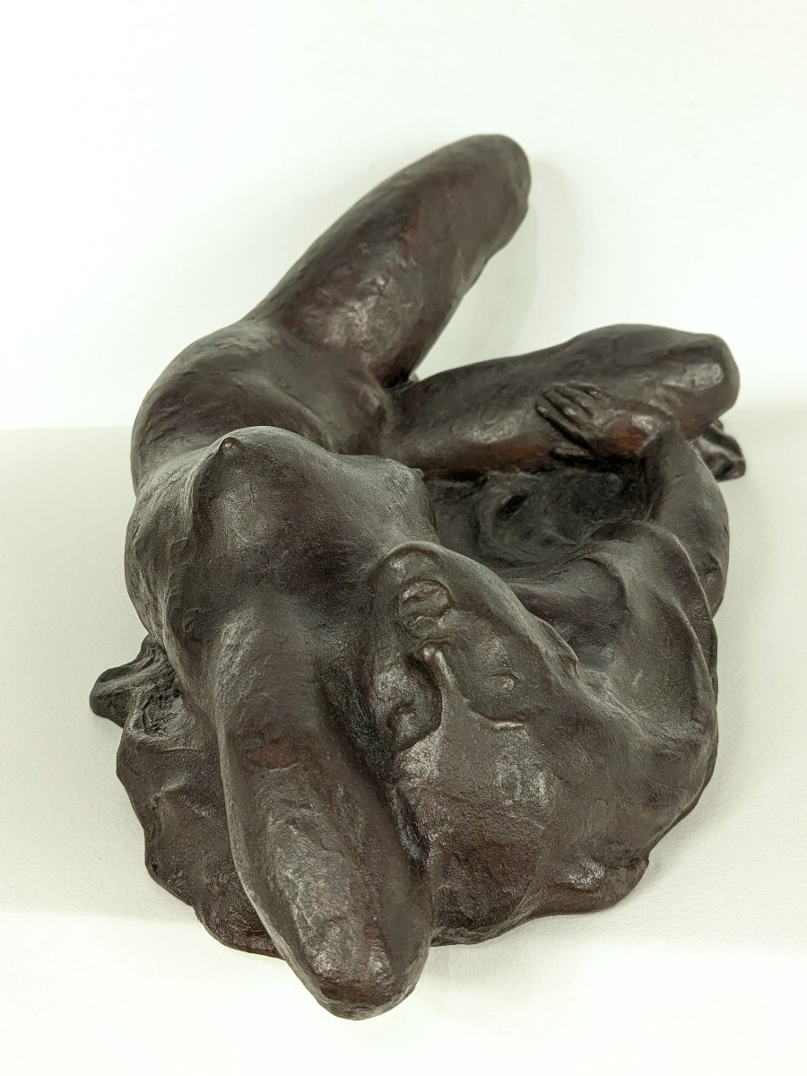Languid Nude - Bronze, Circa 1950 #121-photo-5
