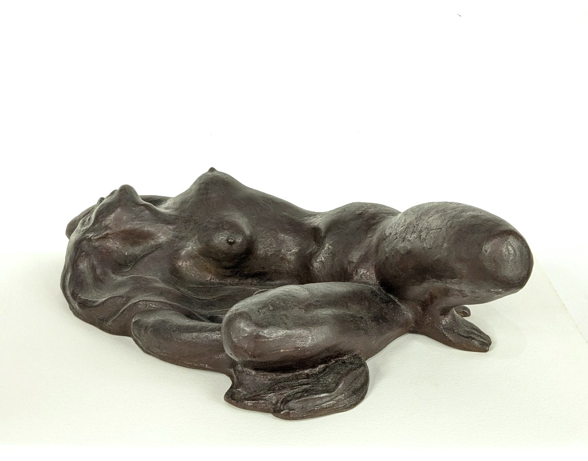 Languid Nude - Bronze, Circa 1950 #121-photo-7