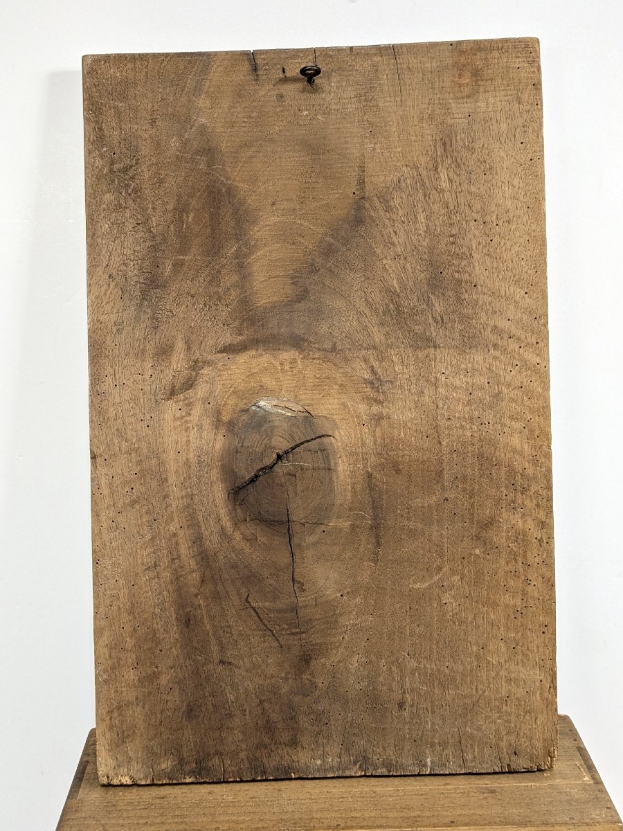 Drunken Fauness, Carved Walnut Relief, Circa 1850-photo-5