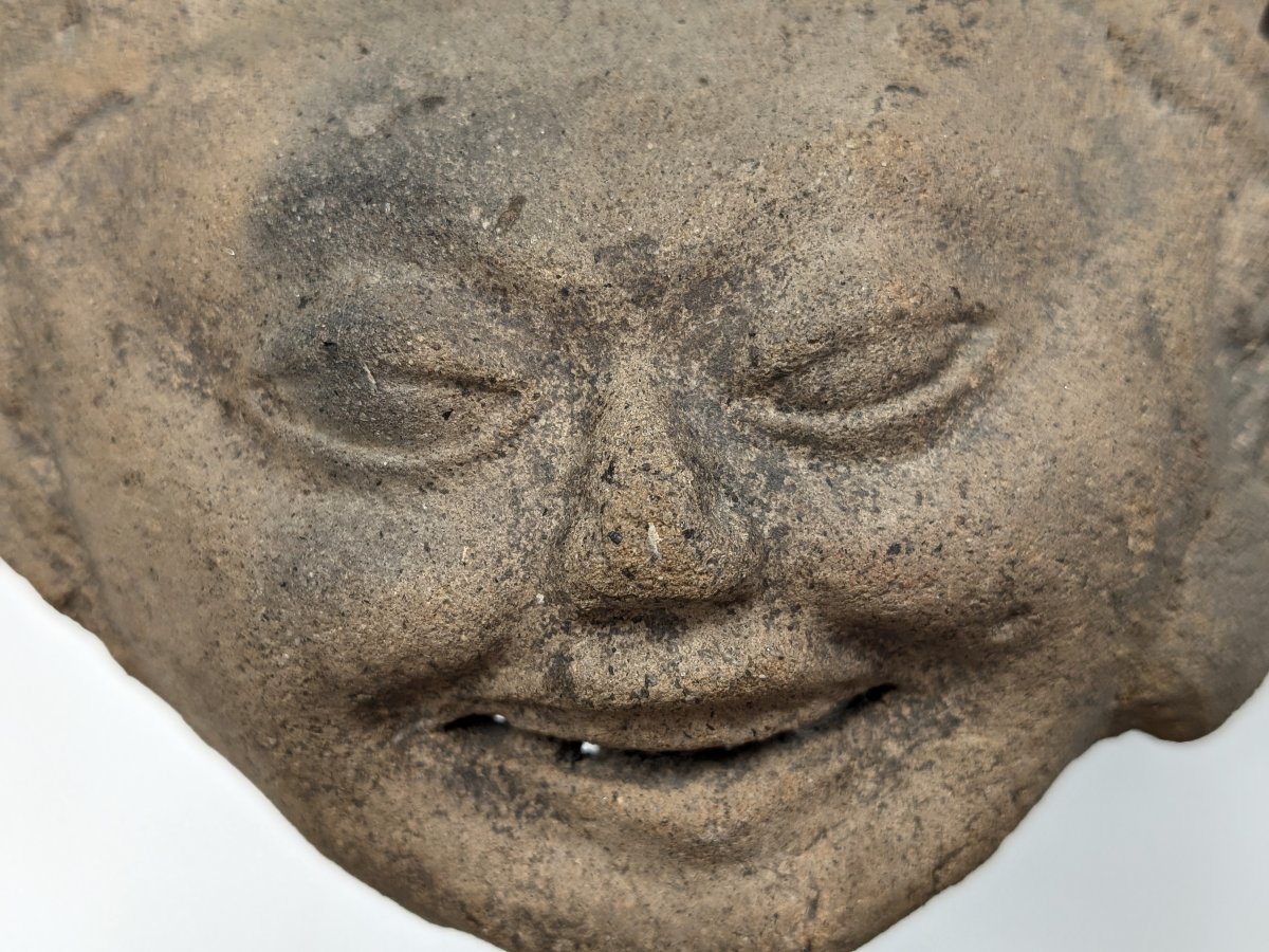 Tête souriante - terre cuite, Veracruz, Mexique VIIe–Xe-photo-6