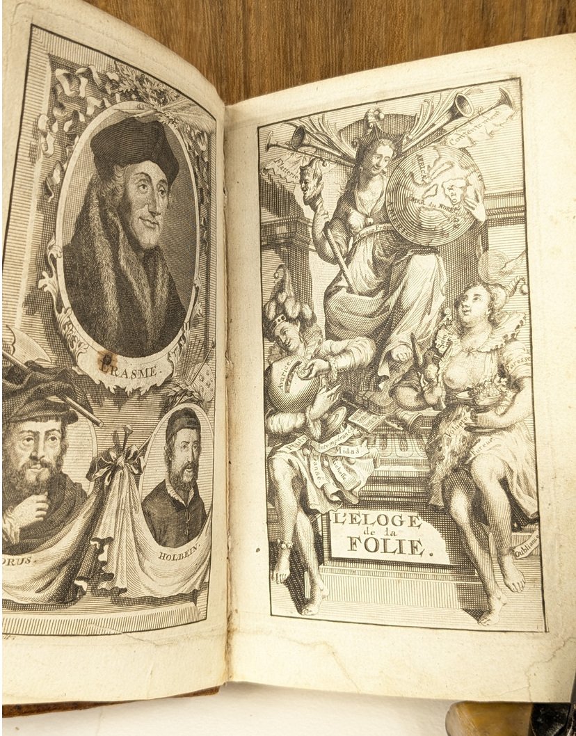 Erasmus — *in Praise Of Folly*, Translated By Gueudeville, Leiden, 1713-photo-3