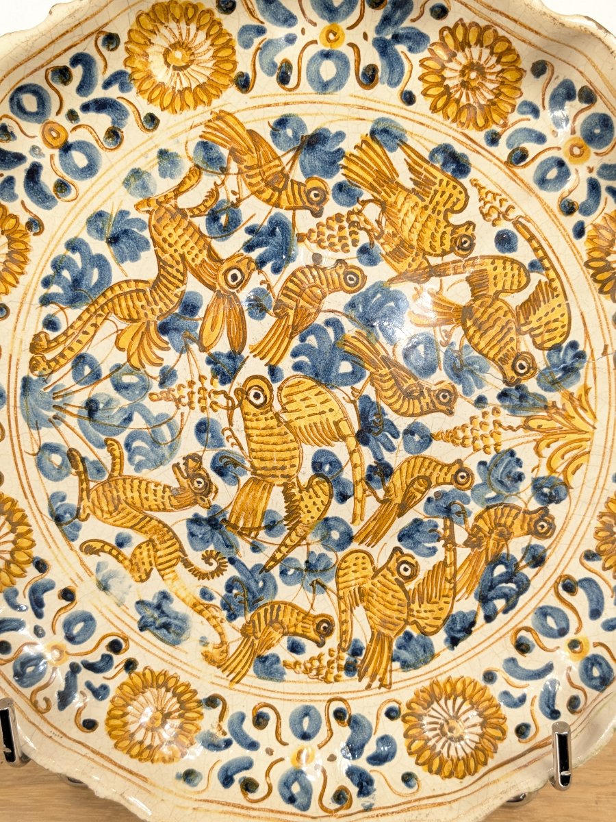 Crespina With Fantastic Animals—majolica, Italy, First Half Of The 16th Century.-photo-2