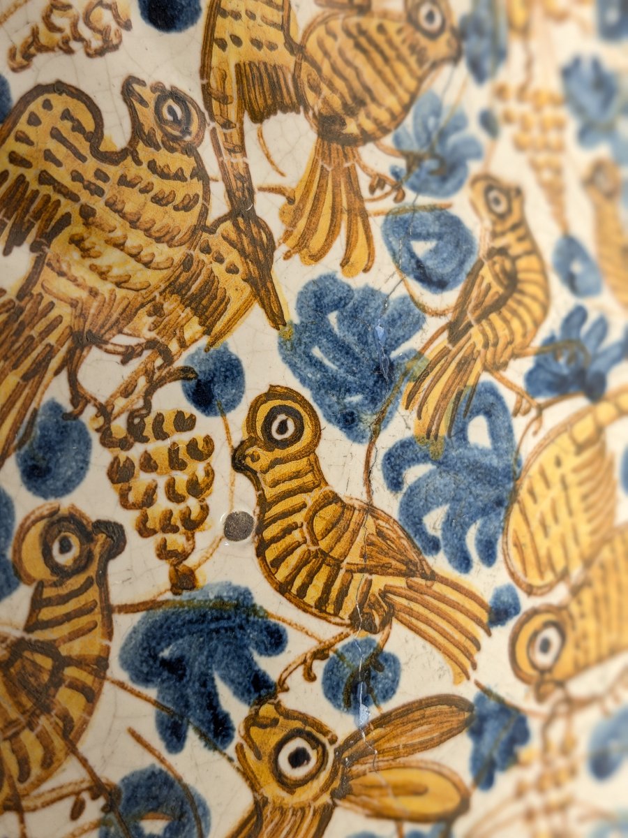 Crespina With Fantastic Animals—majolica, Italy, First Half Of The 16th Century.-photo-3