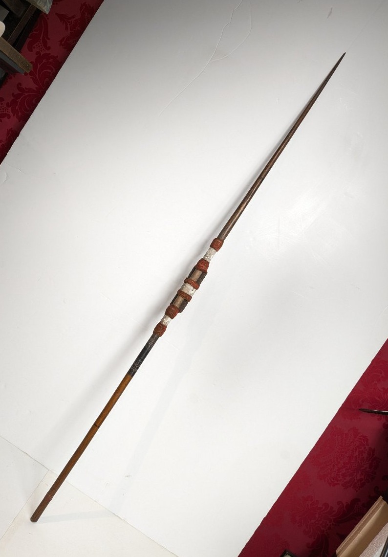 Double-pointed Spear With A Blade-like Tip - Kanak, New Caledonia-photo-2