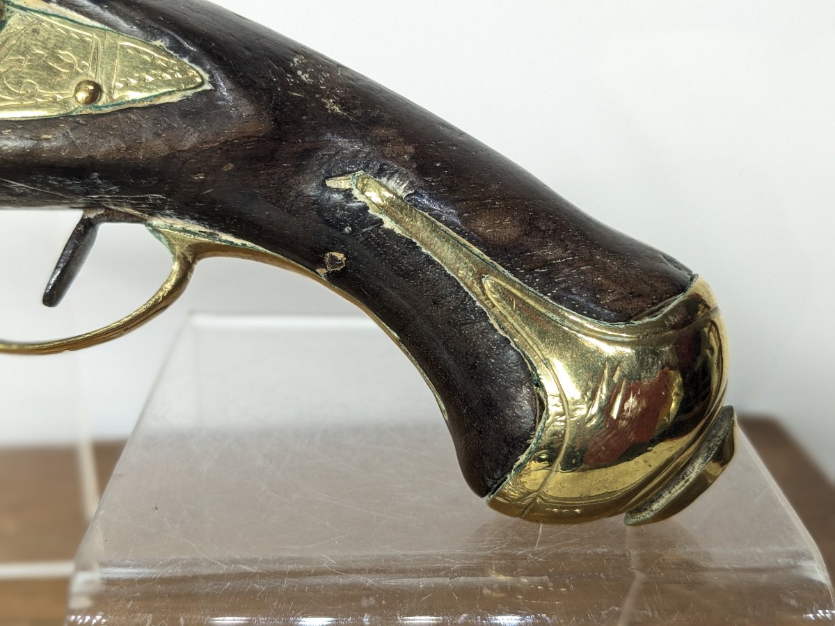 Petit pistolet à silex du XVIIIᵉ siècle-photo-4
