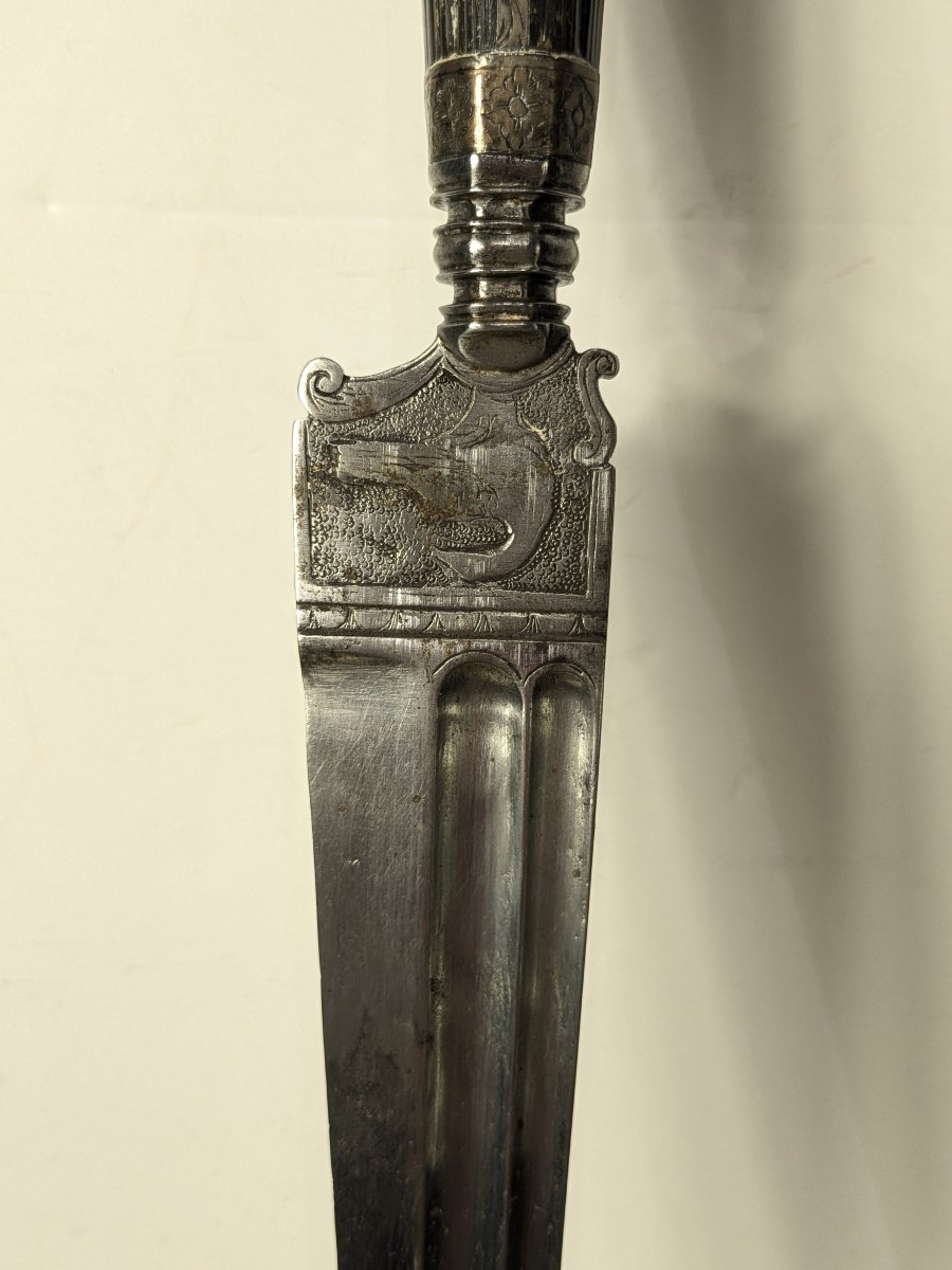 Genoese Knife With Animal Motifs—italy, Circa 1700-photo-3