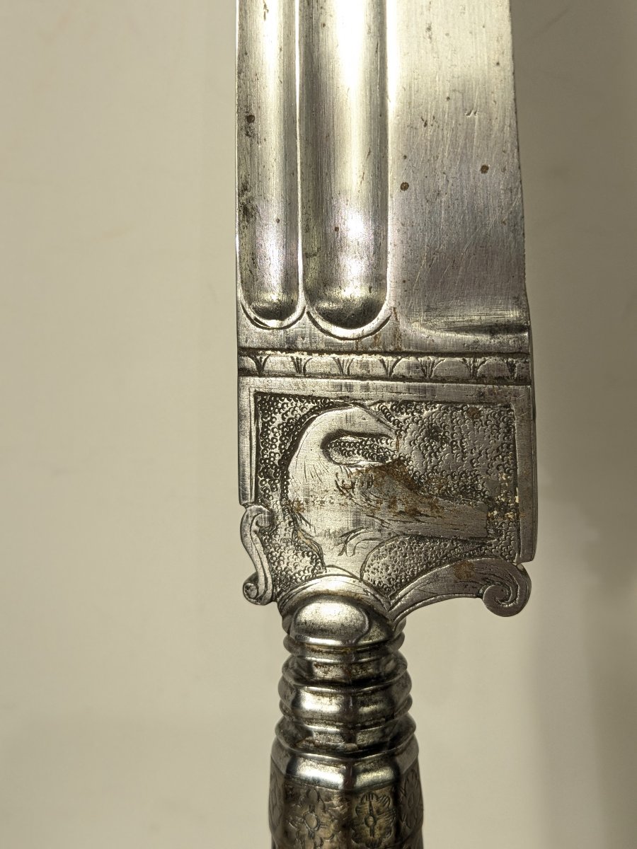 Genoese Knife With Animal Motifs—italy, Circa 1700-photo-3